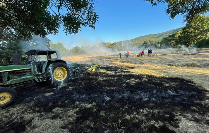 Incendios en San Andrés de Soria y en Sotillo del Rincón