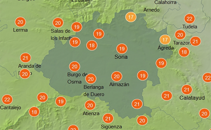 El tiempo en Soria: Van mejorando las temperaturas