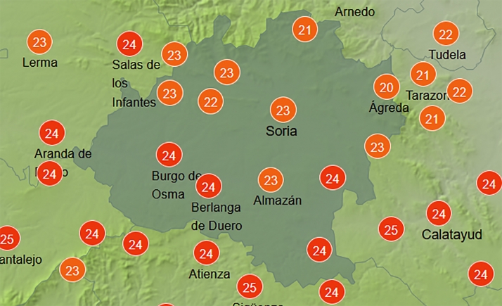 El tiempo en Soria: Regresa el calor