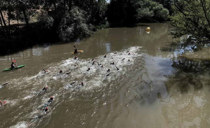 Teledeporte emite este jueves el resumen del Triatlón de Almazán
