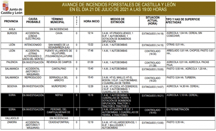 Incendios hoy en Nepas y en Peroniel