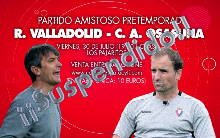 Suspendido el partido entre el Valladolid y el Osasuna