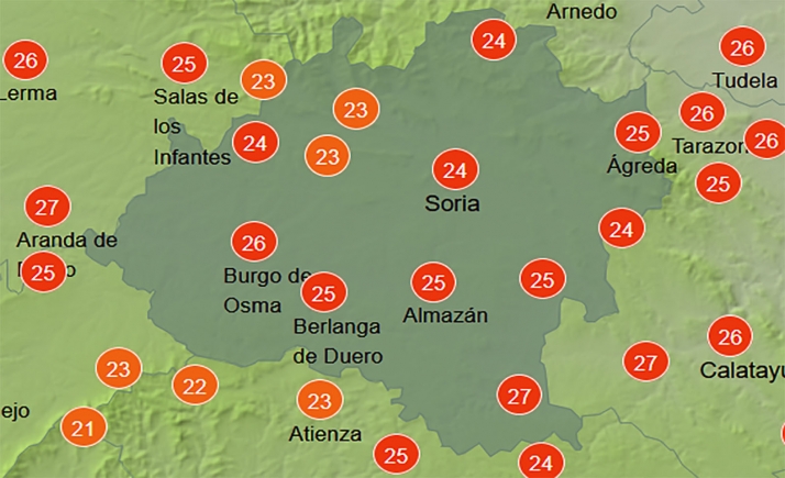 El tiempo en Soria: Aumenta la nubosidad