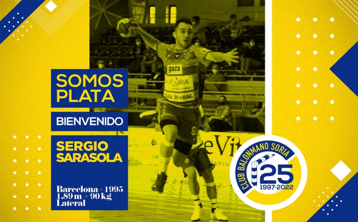 El polivalente Sergio Sarasola, nueva incorporación del BM Soria