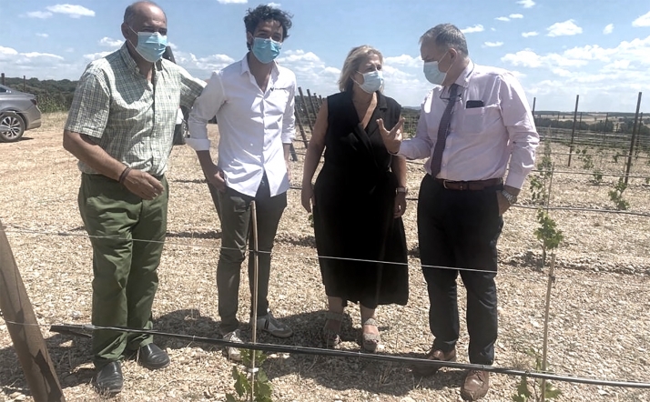 La Junta respalda las instalaciones de Vitis Navarra, en Zayas de Báscones