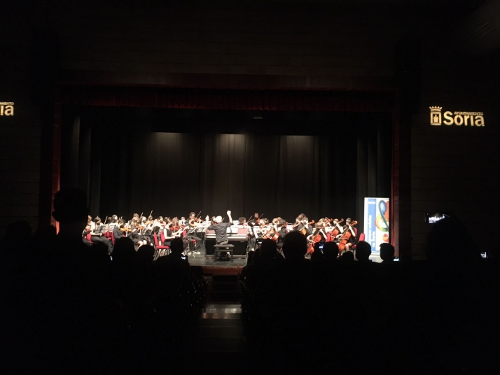 El Palacio de la Audiencia clausuró ayer la edición infantil del curso Hagamos Música en Soria