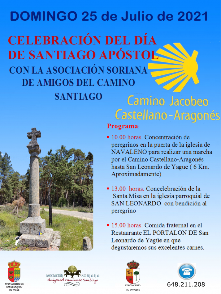El Día de Santiago Apóstol será celebrado en Navaleno y San Leonardo de Yagüe