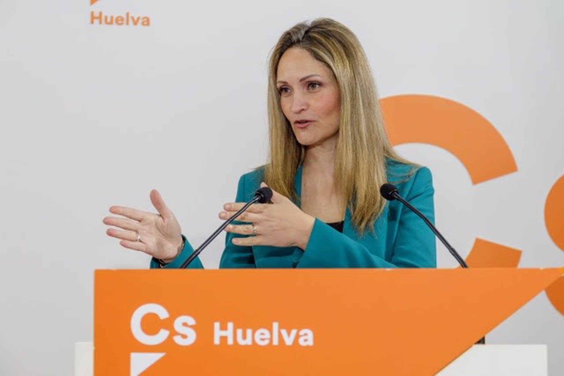 La coordinadora de Cs en Huelva, María Ponce. EP