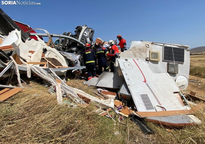 Una fallecida y un herido grave en un accidente en Buberos