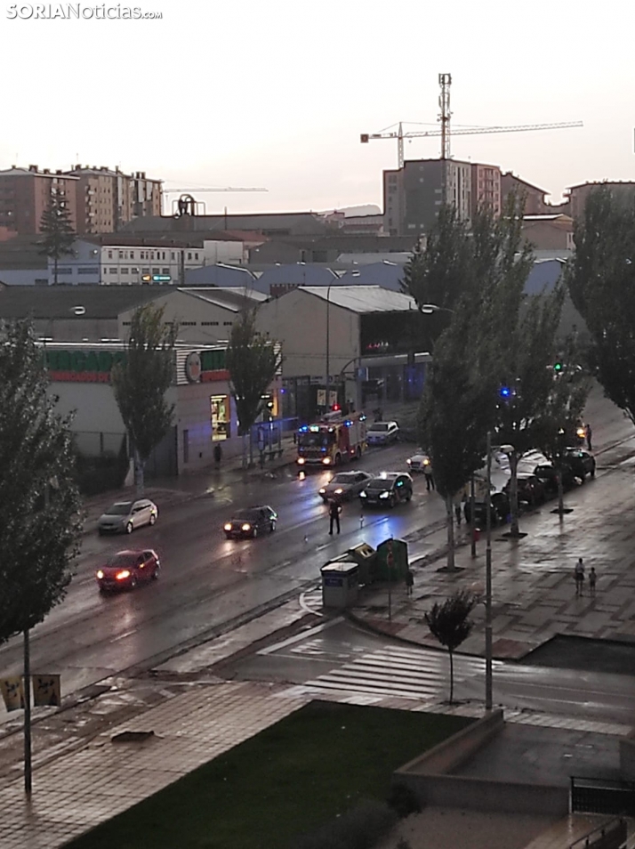 El fuerte viento deja en Soria 9 avisos y la caída de un arbol que obliga a cortar el tráfico