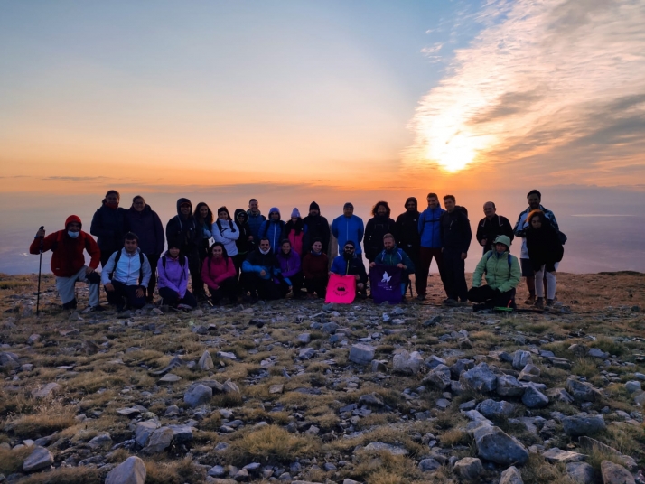 El ascenso nocturno más solidario al Moncayo