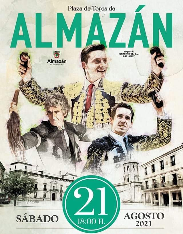 Almazán vivirá una tarde de toros única 