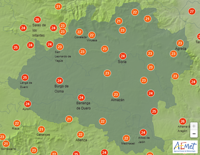 El tiempo en Soria: arranca la recuperación térmica