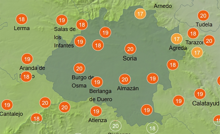 El tiempo en Soria: Ligero descenso de las temperaturas