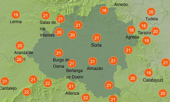 El tiempo en Soria: Mejoran las máximas