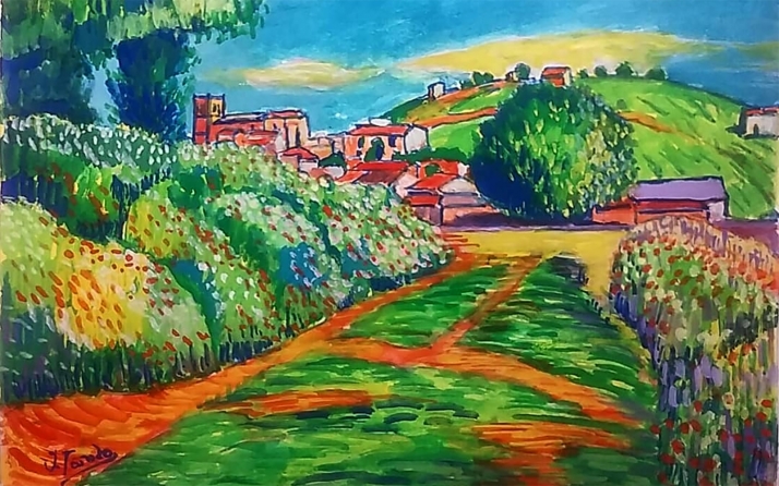 El artista J. Tarodo exhibe su obra en intenet