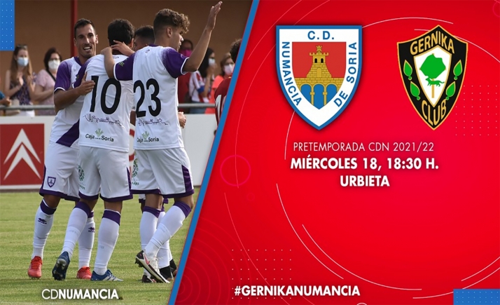 Esta tarde, sexto compromiso de pretemporada para el CD Numancia