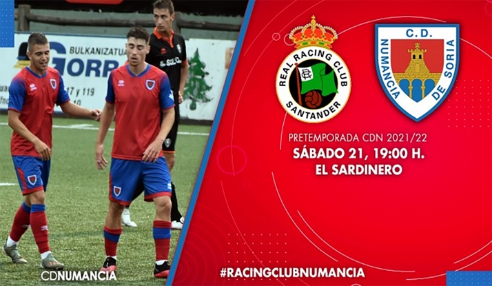 El Numancia juega esta tarde en Santander