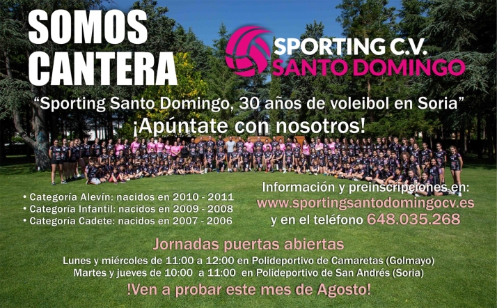 Las jornadas de puertas abiertas del Sporting CV, todo agosto