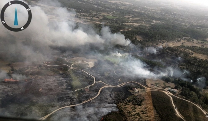 Protección Civil de la Junta colabora con más de 400 efectivos y medios técnicos en los incendios de Ávila