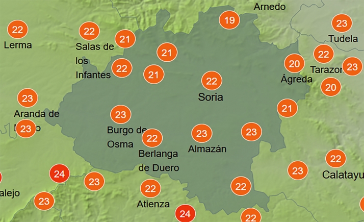 El tiempo en Soria: Más nubosidad por la tarde