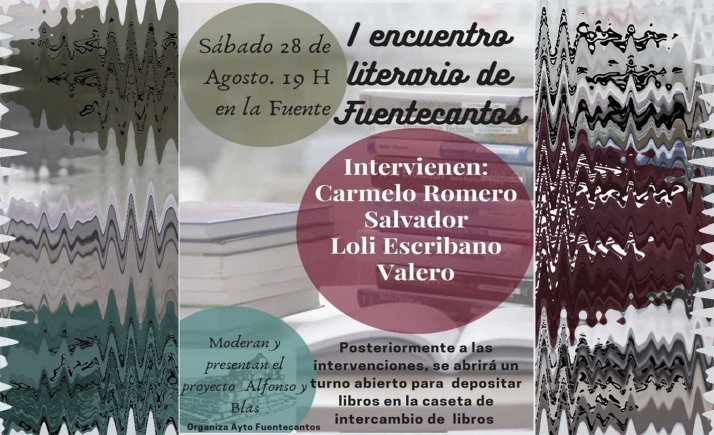 El  sábado,  I Encuentro literario en Fuentecantos 