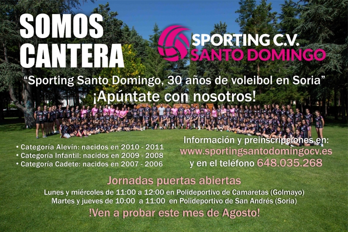 El Sporting Santo Domingo CV pretende hacer más grande su cantera con un mes de puertas abiertas