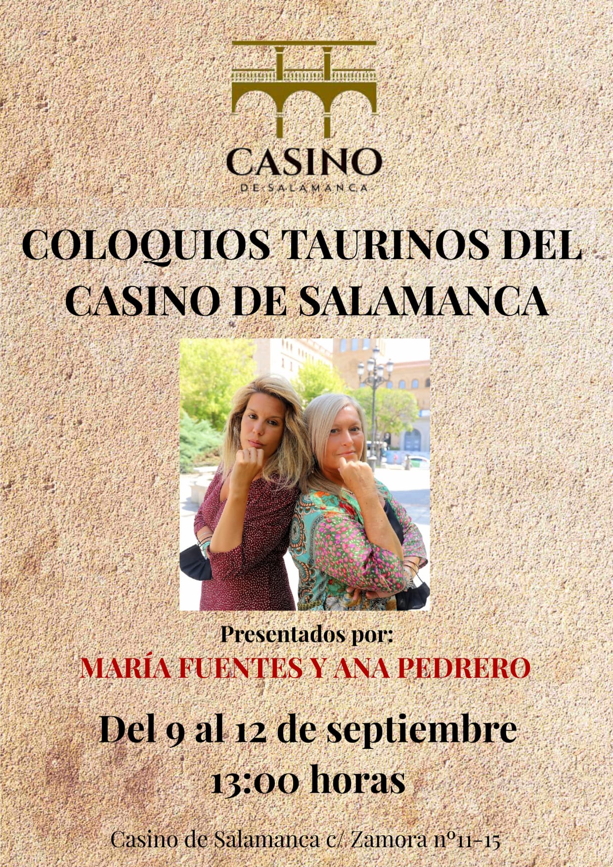 Foto 2 - Los Aperitivos Taurinos regresan al Casino de Salamanca de la mano de Ana Pedrero y María Fuentes  