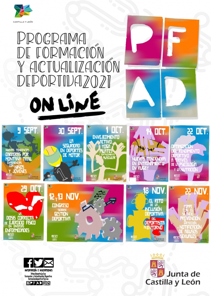 Castilla y León comienza su programa de formación deportiva on line