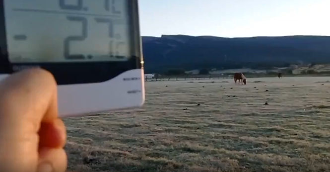 Toca despedir el verano: primera helada del veroño en Soria