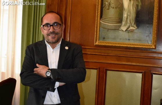  Luis Rey presenta su precandidatura a la Secretaría General del PSOE de Soria 