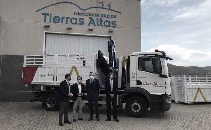 La Mancomunidad de Tierras Altas renueva el camión de recogida de residuos gracias a la financiación de la Junta