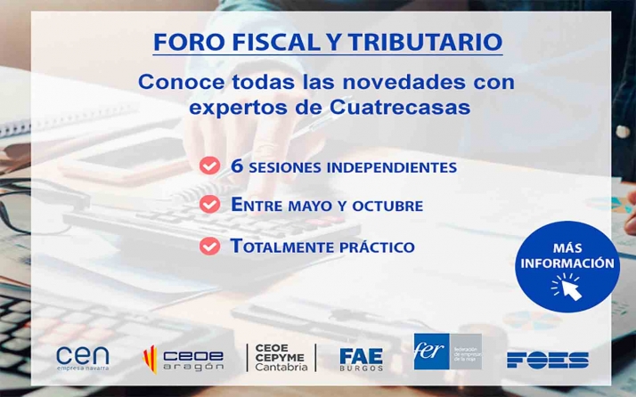 FOES organiza para este miércoles un foro sobre el Impuesto de Sociedades