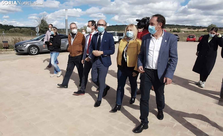 Un protocolo suscrito entre Junta y Diputación garantizará inversiones de 0,4 M€ en cuatro años para la villa romana de Cuevas de Soria