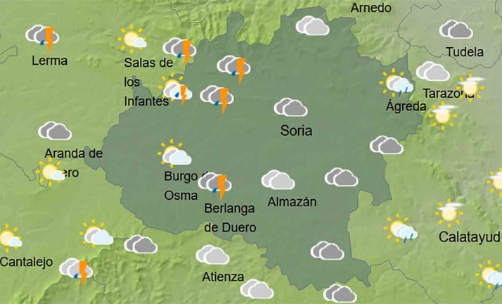 El tiempo en Soria: Llegan tormentas
