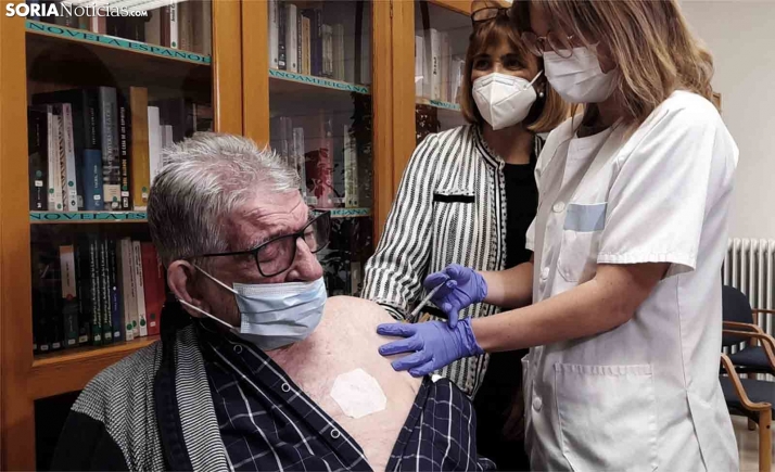 Esta semana serán administradas 740 terceras dosis en las residencias sorianas