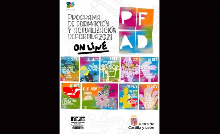 La Junta comienza su programa de formación deportiva ‘on line’ para el próximo trimestre con 8 jornadas y un congreso sobre gestión en el deporte