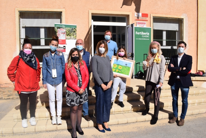 Victoria Ruiz Collera, ganadora agredeña del XXIV Concurso de Pintura Rural Infantil Fertiberia