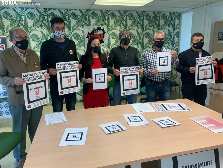 Soria ¡Ya! se manifestará en busca de una fiscalidad diferenciada 