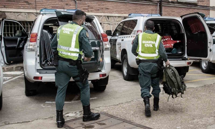 50 kilos de níscalos y 25 de boletus incautados por la Guardia Civil en el puente 