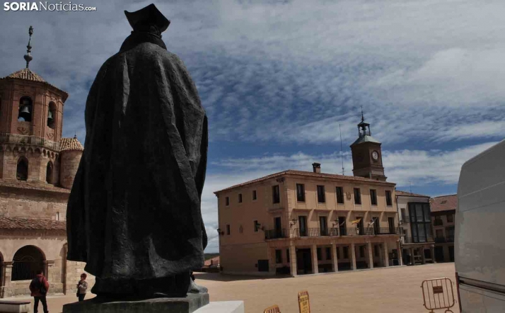 Una imagen de la plaza Mayor de Almazán. /SN