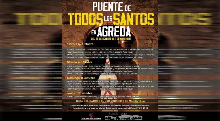 Intensa programación para el Puente de Todos los Santos en Ágreda