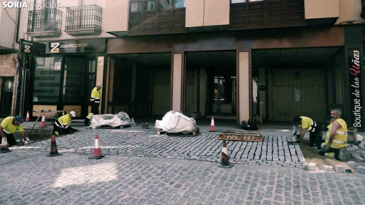 Ciudadanos Soria denuncia la contaminación acústica de las calles pavimentadas con adoquines