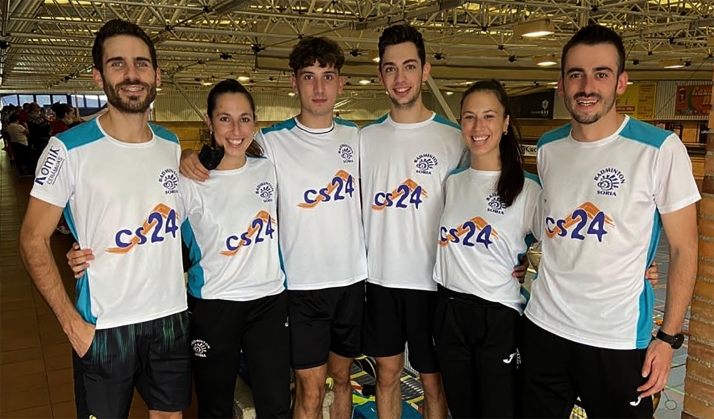Medallas para el Bádminton Soria en Santander y Guadarrama