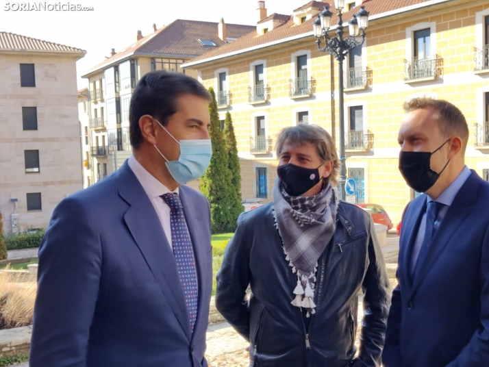 Mínguez ve una voluntad política seria de la Junta con la Audiencia y la estación