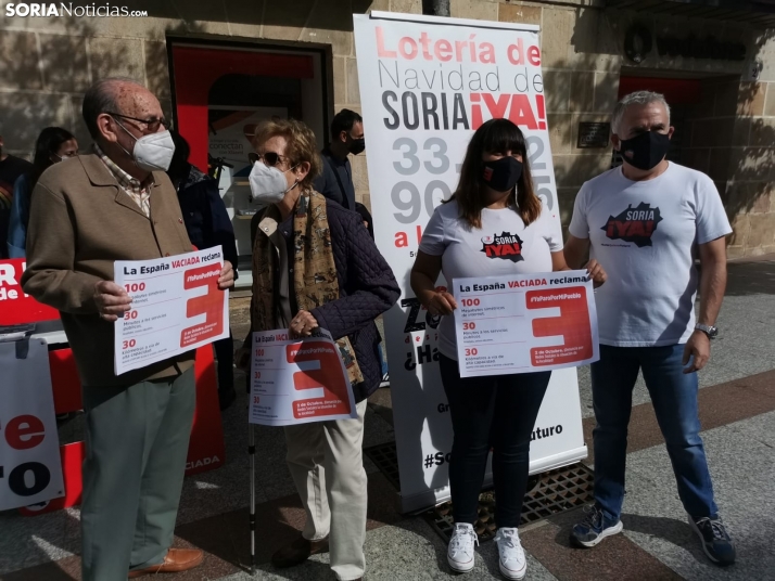 Concentración simbólica de Soria ¡Ya!: Nuestra ideología es Soria y los sorianos