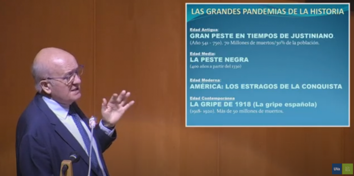 Las pandemias de la historia, primera conferencia del Soria Saludable 2021