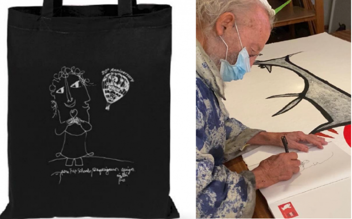 Trip Schools celebra su 20º aniversario con el arte de Ripollés