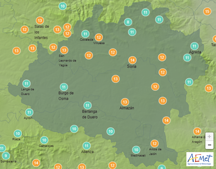El tiempo en Soria: sábado para disfrutar del mediodía al sol