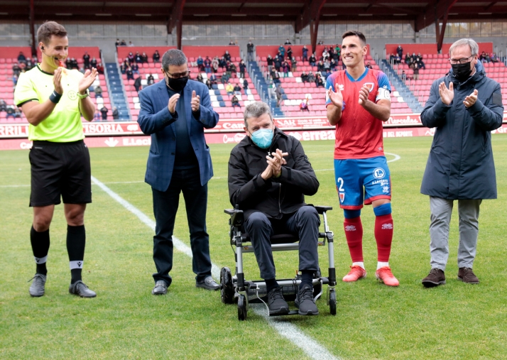 Unzué: Siempre estaré agradecido al Numancia por darme la oportunidad de cumplir mi sueño